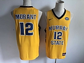 Murray State 12 Ja Morant Yellow Nike College Basketball Jersey,baseball caps,new era cap wholesale,wholesale hats